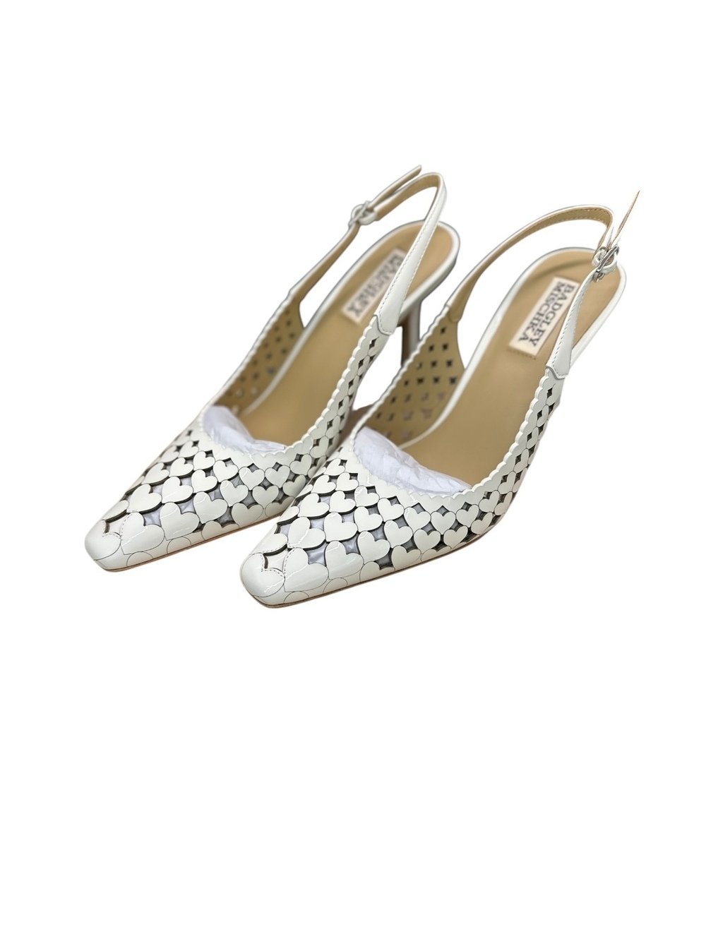 Badgley Mischka Onna Leather Slingback Pump